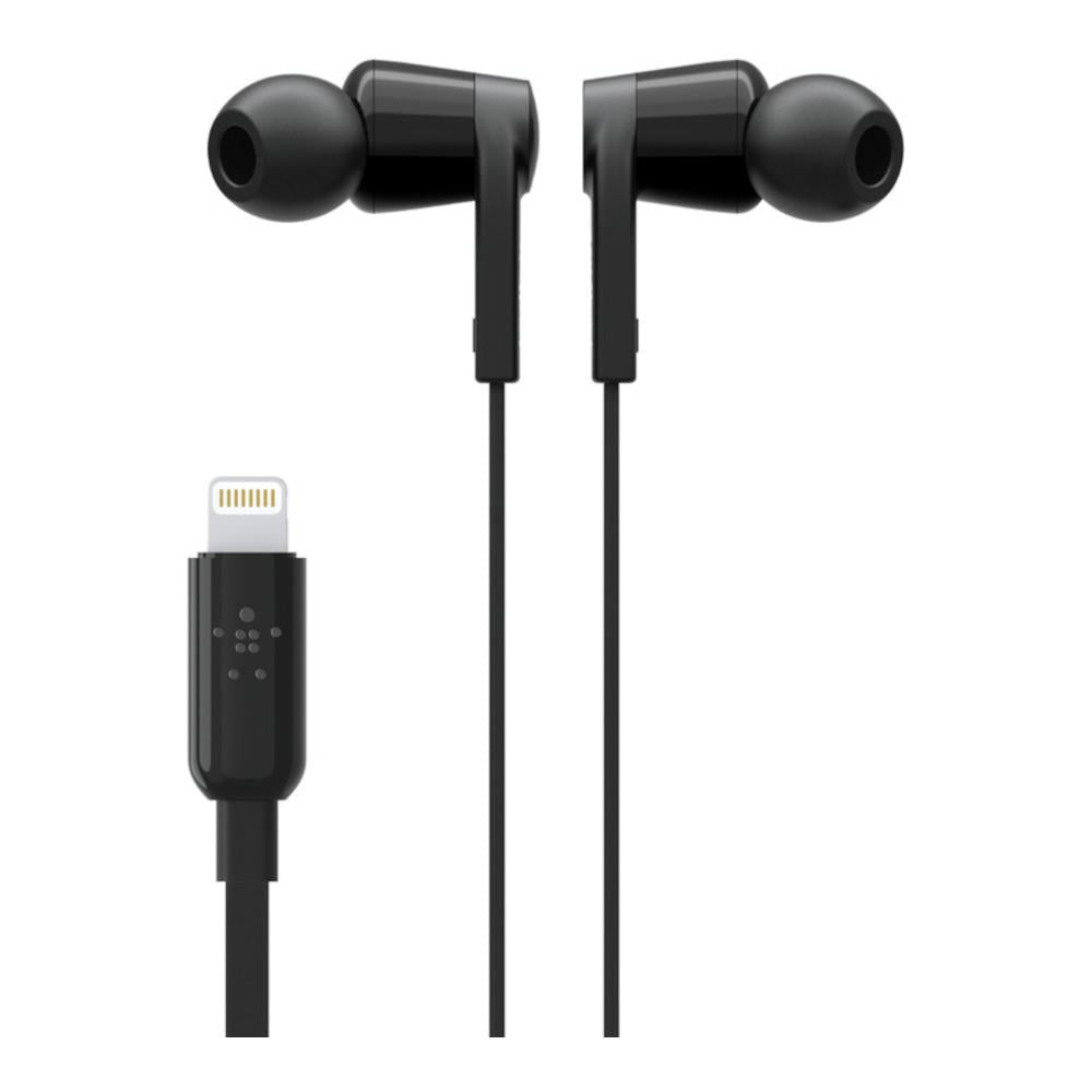 Belkin SOUNDFORM Headphones with Lighting Connector - Black