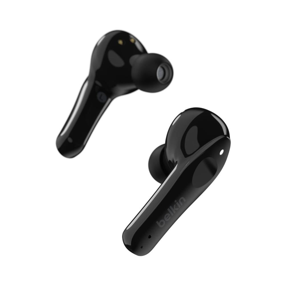 Belkin SOUNDFORM Move Plus True Wireless Earbuds with Wireless Charging Case - Black