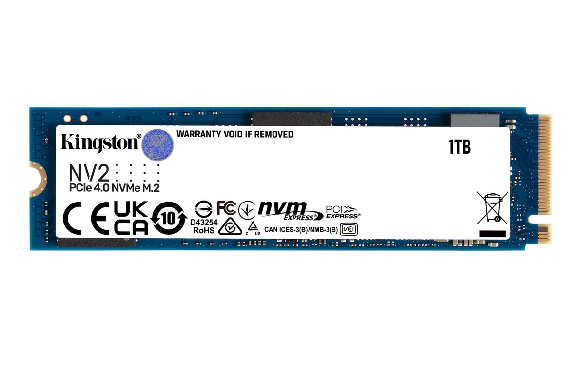 Kingston Technology 1 TB NV2 M.2 2280 PCIe 4.0 NVMe SSD