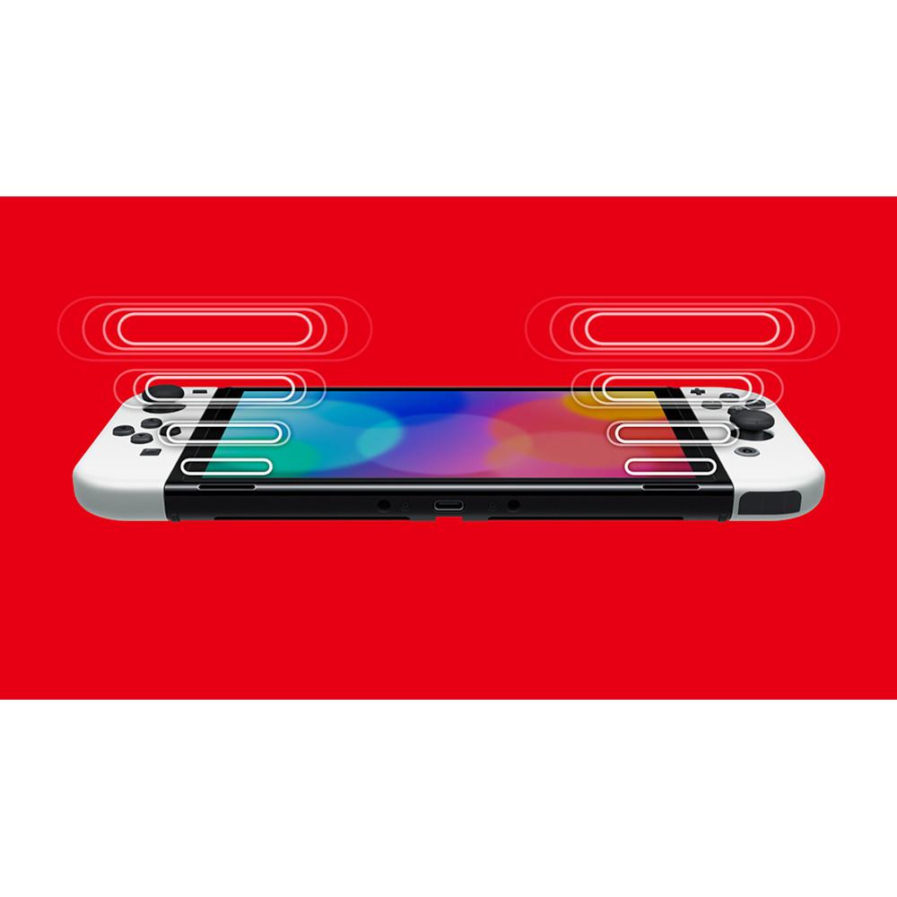 Nintendo Switch (OLED Model) - Neon Red and Blue
