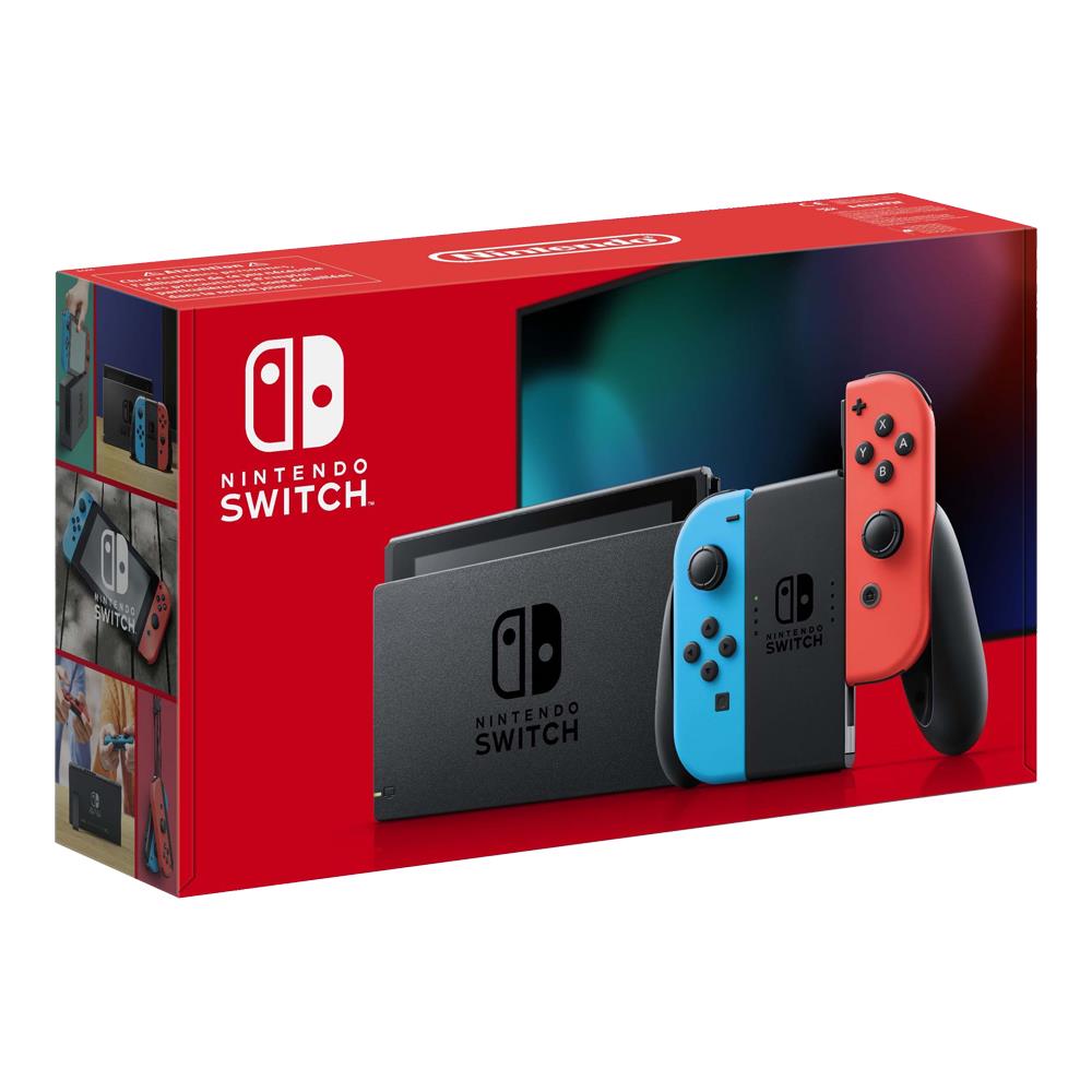 Nintendo Switch - Neon Red and Blue