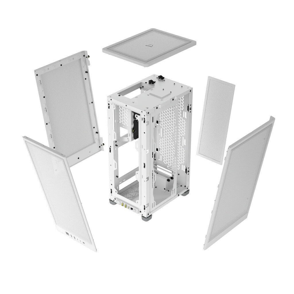 Corsair 2000D AIRFLOW - Mini ITX Tower Case in White