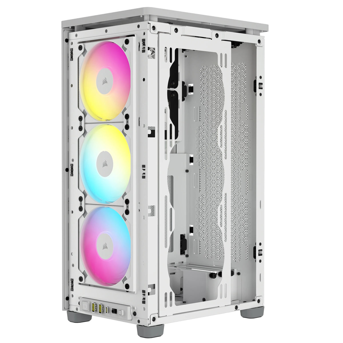 Corsair 2000D RGB AIRFLOW - Mini ITX Tower Case in White