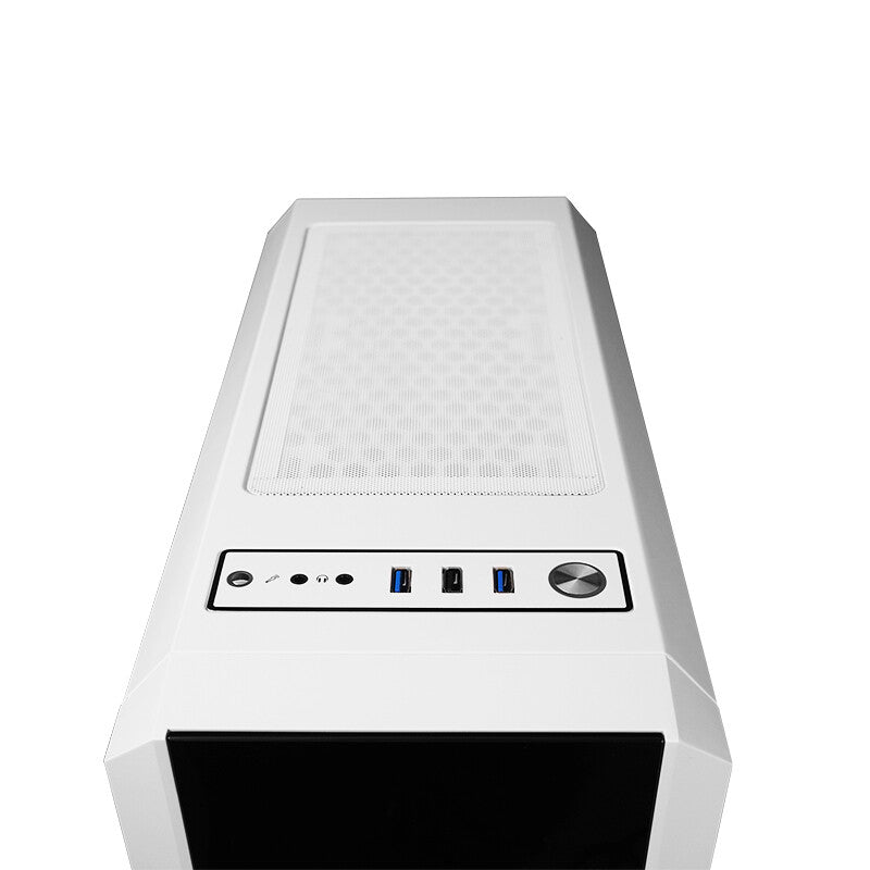 Chieftec GL-03W-OP Midi Tower in White