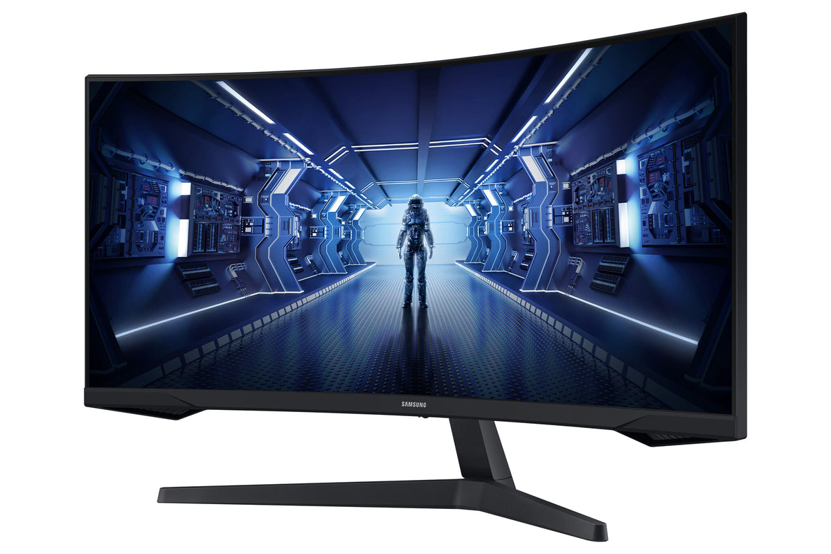 Samsung Odyssey LC34G55TWWPXXU computer monitor 86.4 cm (34") 3440 x 1440 pixels UltraWide Quad HD LED