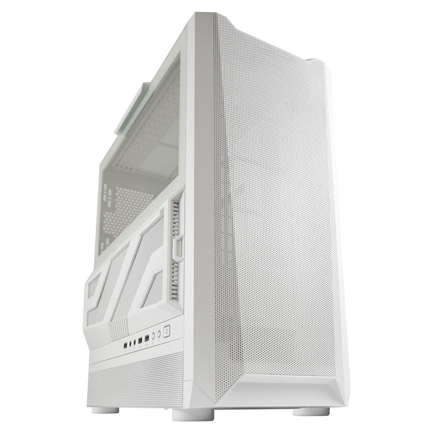 LC-Power Gaming 900W Midi Tower in White