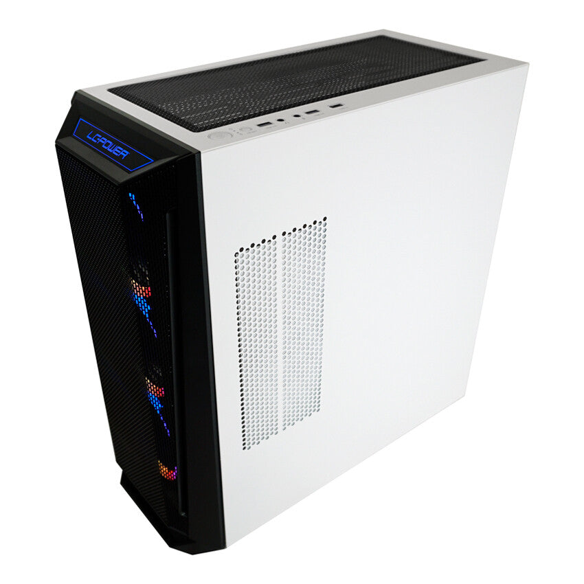 LC-Power Holo 1 X - ATX Mid Tower Case in White