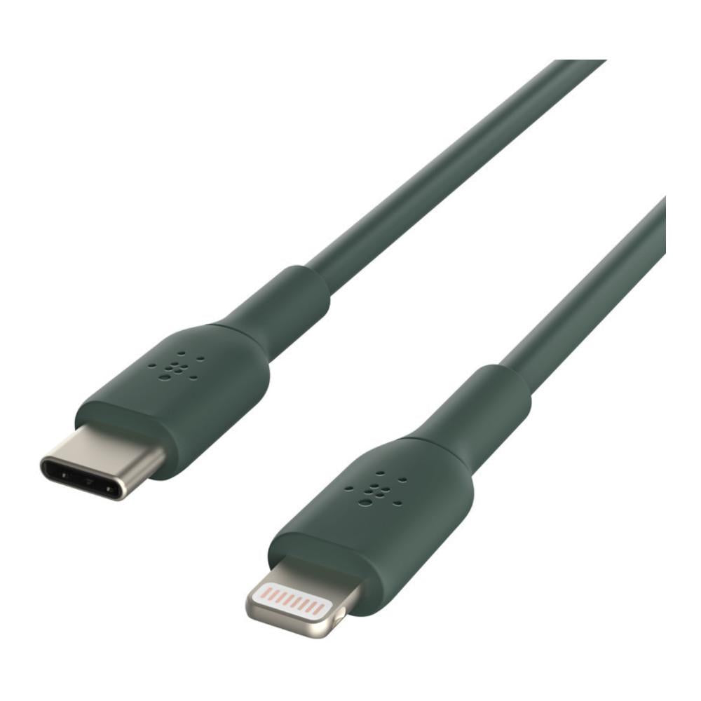 Belkin BOOSTCHARGE Lightning to USB-C Cable - 1m - Midnight Green