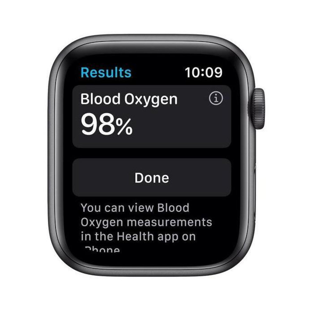Apple Watch Nike Series 6 GPS - 44mm - Space Grey - Aluminium Case with Anthracite/Black Nike Sport Band - blood oxygen