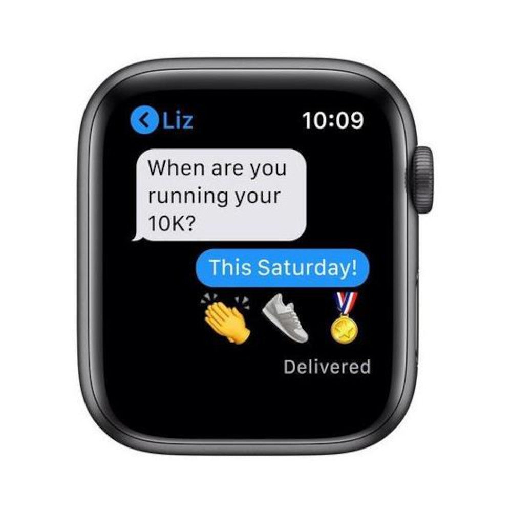 Apple Watch Nike Series 6 GPS - 44mm - Space Grey - Aluminium Case with Anthracite/Black Nike Sport Band - running