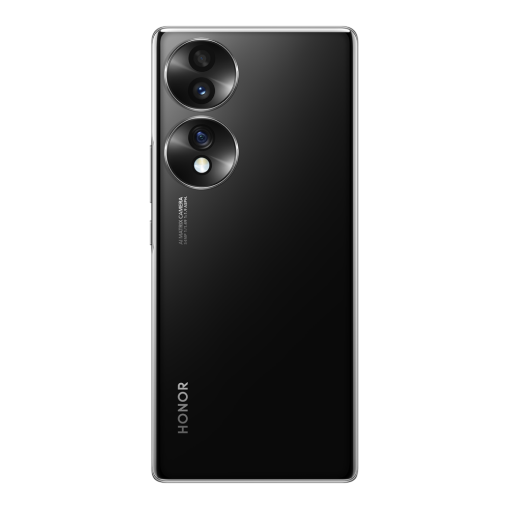 Honor 70 5G Midnight Black Front