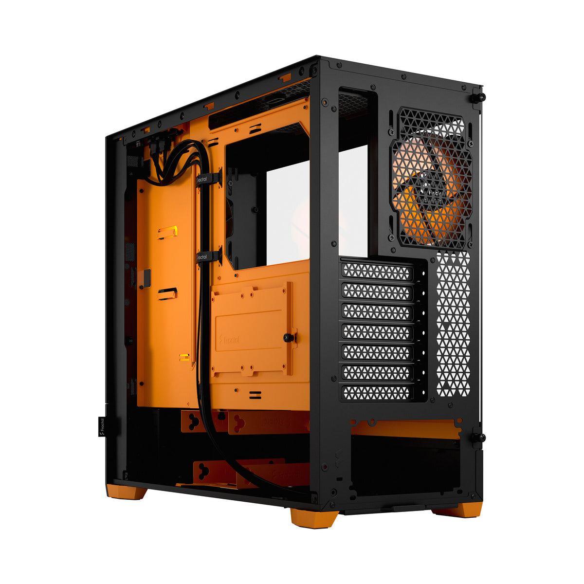 Fractal Design Pop Air - ATX Mid Tower Case in Black / Orange