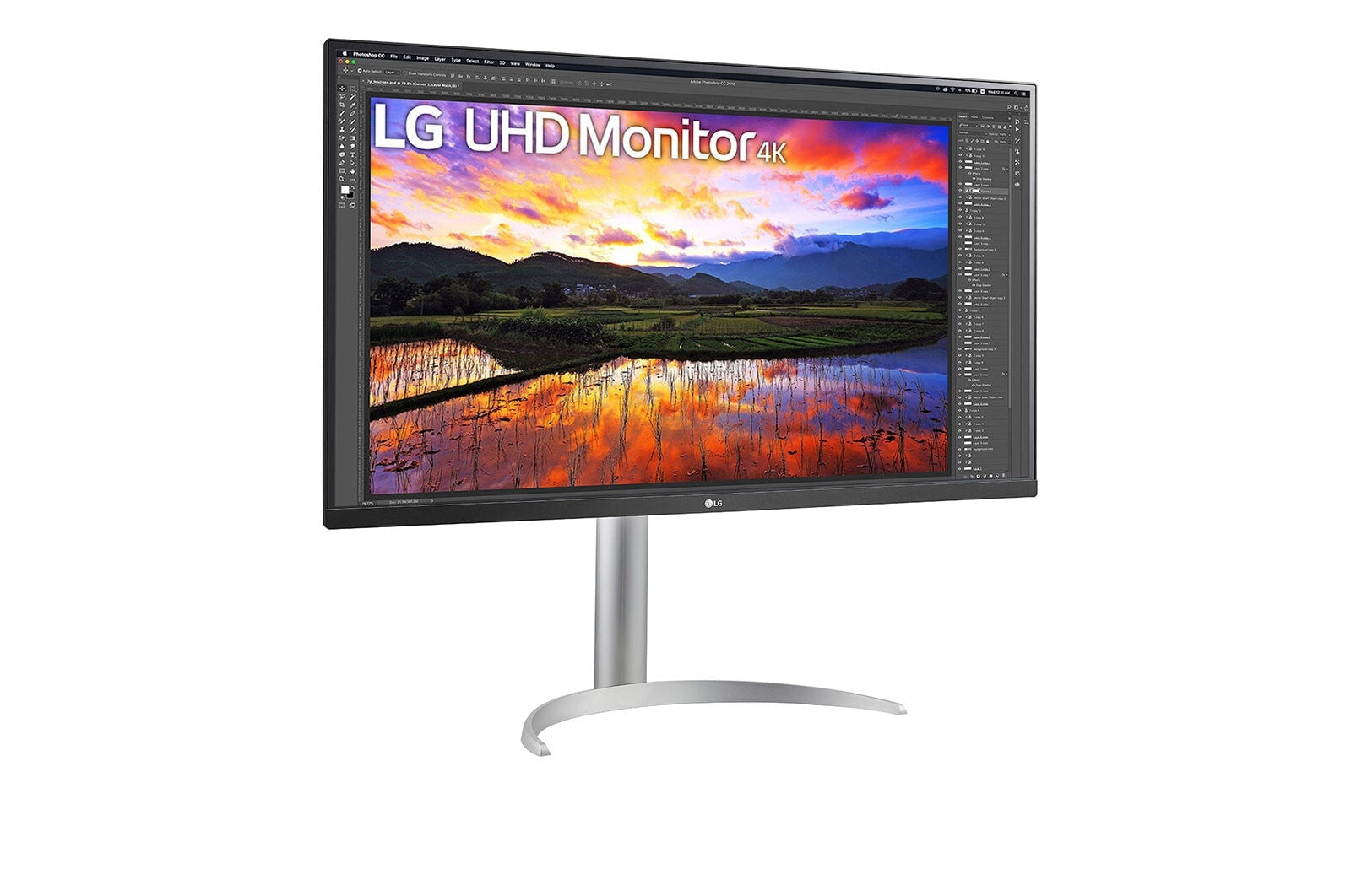 80 Inch Monitor Computer LG 32UP55NP-W - 80 cm (31.5
