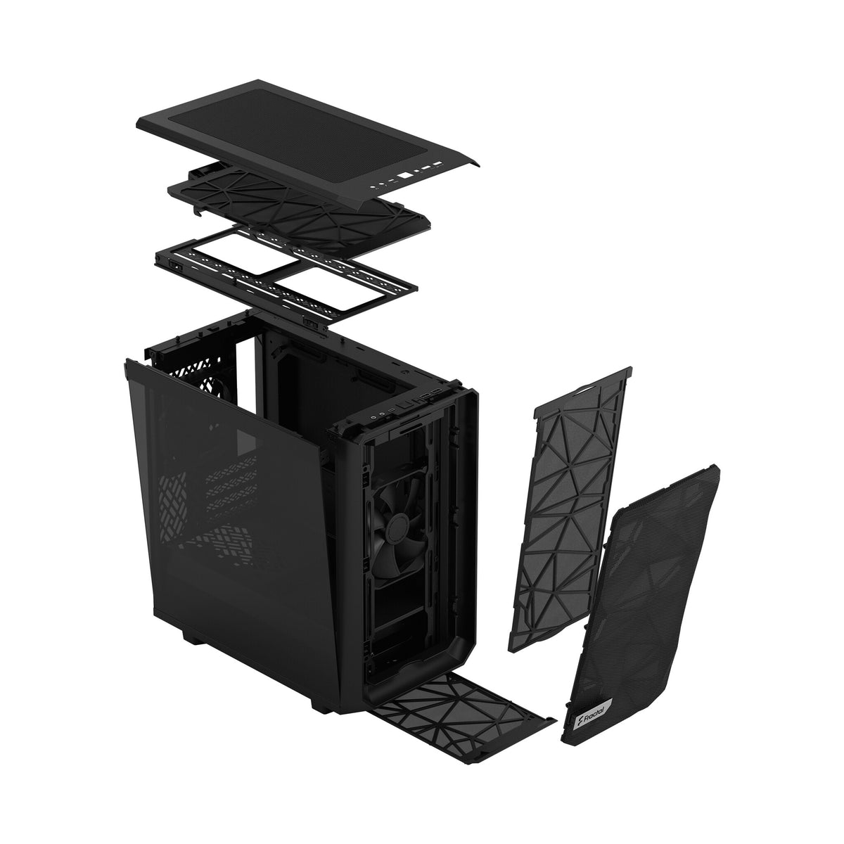 Fractal Design Meshify 2 Mini - MicroATX Mid Tower Case in Black