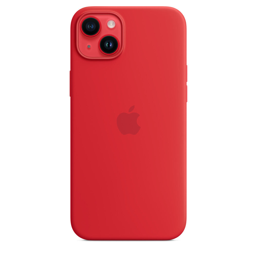 Apple Silicone Case for iPhone 14 Plus with MagSafe in Red