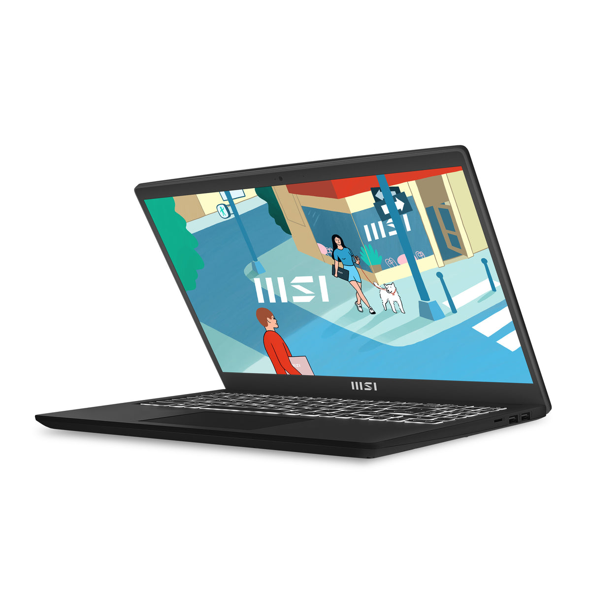 MSI Modern 15 H Laptop - 39.6 cm (15.6") - Intel® Core™ i5-13420H - 16 GB DDR4-SDRAM - 512 GB SSD - Wi-Fi 6E - Windows 11 Home - Black