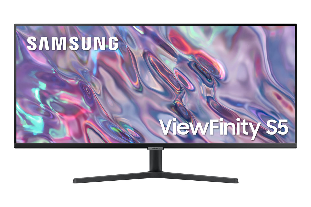 Samsung ViewFinity S5 S50GC computer monitor 86.4 cm (34") 3440 x 1440 pixels UltraWide Quad HD LED Black