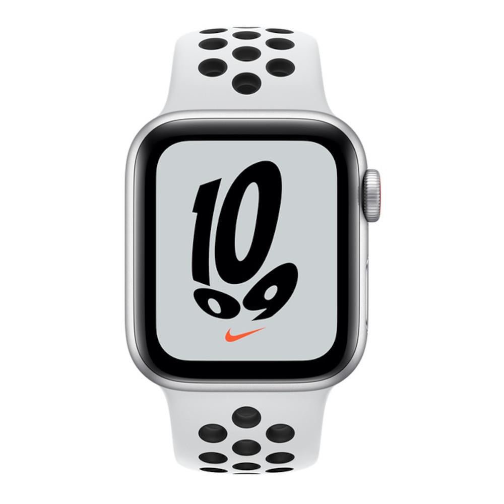 Apple Watch SE Nike OLED 40 mm Digital 324 x 394 pixels Touchscreen 4G Silver Wi-Fi GPS (satellite)