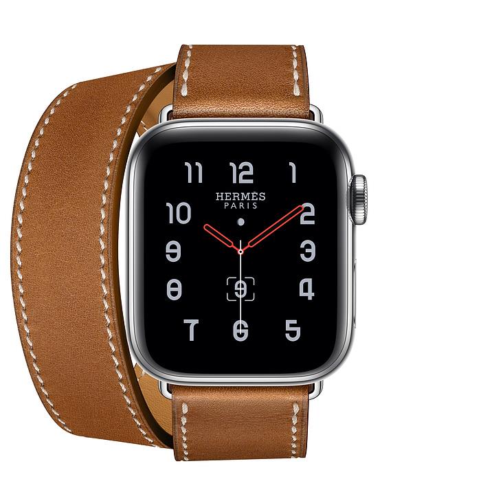 Apple Watch Series 5 - Stainless Steel - Hermes Double Tour