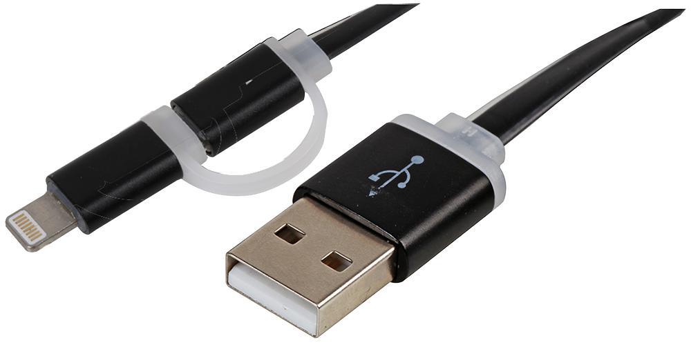 Olixar 2-in-1 Cable - Lightning & Micro USB