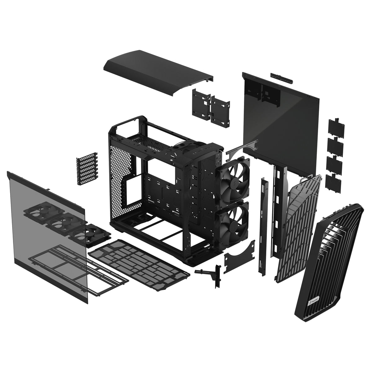 Fractal Design Torrent - ATX Mid Tower Case in Black