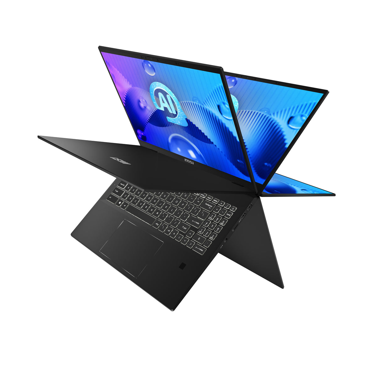 MSI Summit E16 AI Evo Hybrid (2-in-1) - 40.6 cm (16&quot;) - Touchscreen - Intel Core Ultra 7 155H - 32 GB LPDDR5-SDRAM - 1 TB SSD - Wi-Fi 7 - Windows 11 Pro - Black