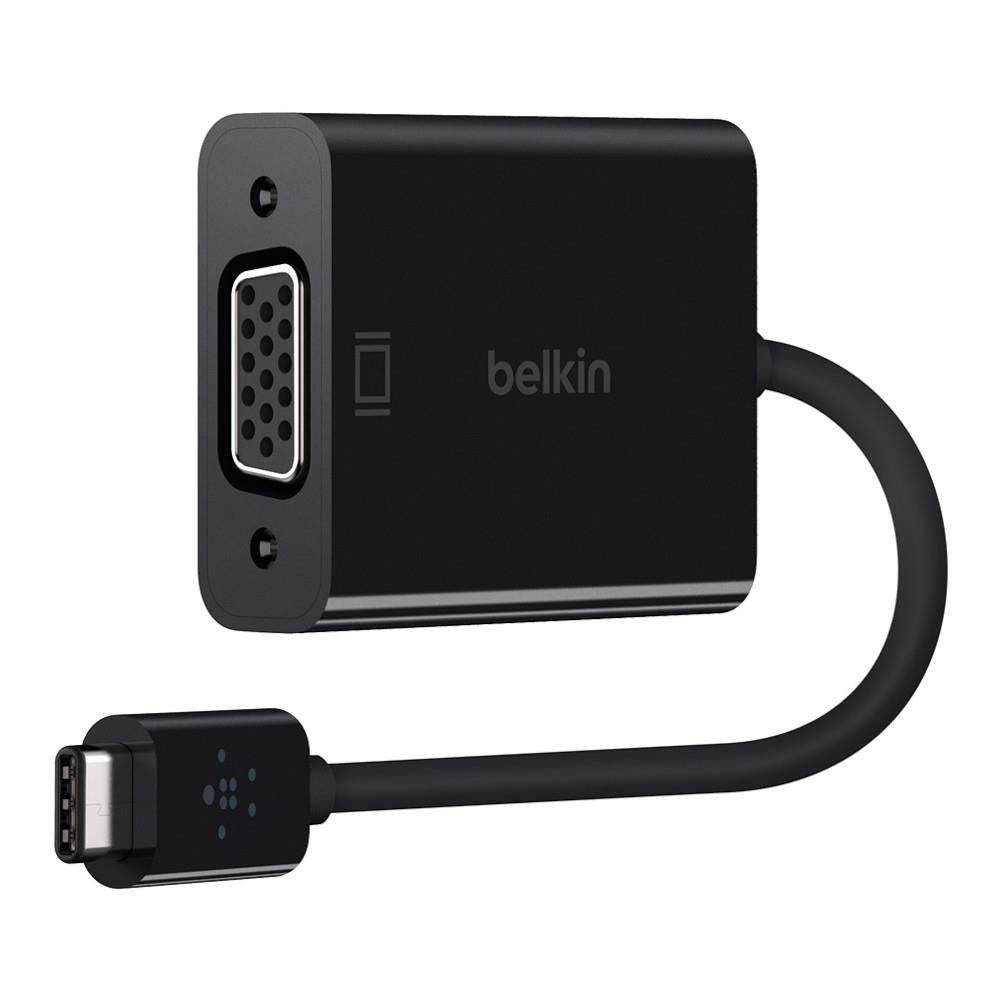 Belkin USB-C to VGA Adapter - Black