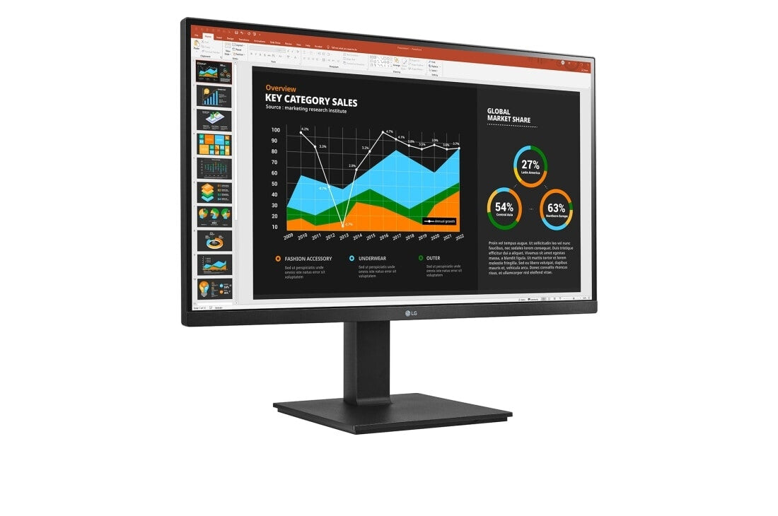 LG 27BQ75QB-B - 68.6 cm (27") - 2560 x 1440 pixels QHD LCD Monitor