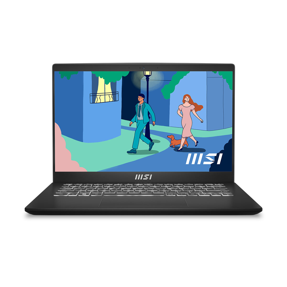 MSI Modern 14 Laptop - 35.6 cm (14") - Intel® Core™ i3-1215U - 8 GB DDR4-SDRAM - 512 GB SSD - Wi-Fi 6 - Windows 11 Home - Black
