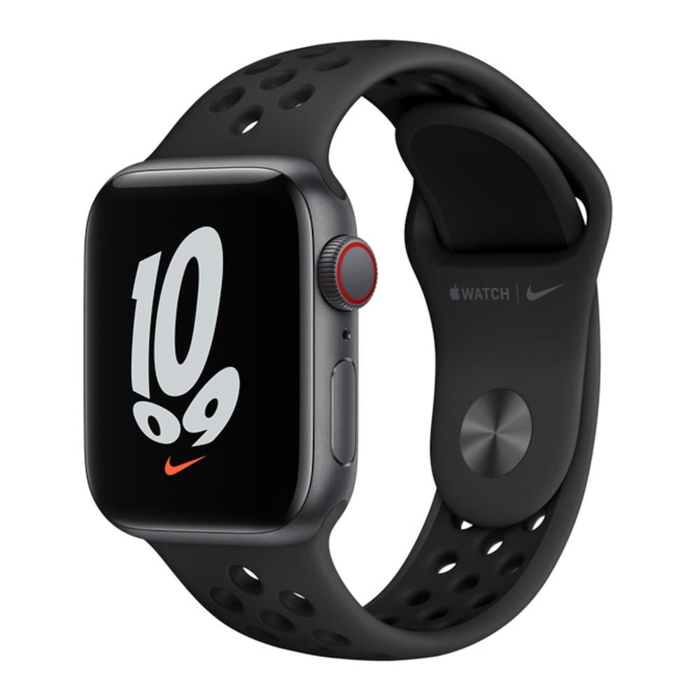 Apple Watch SE Nike OLED 40 mm Digital 324 x 394 pixels Touchscreen 4G Grey Wi-Fi GPS (satellite)