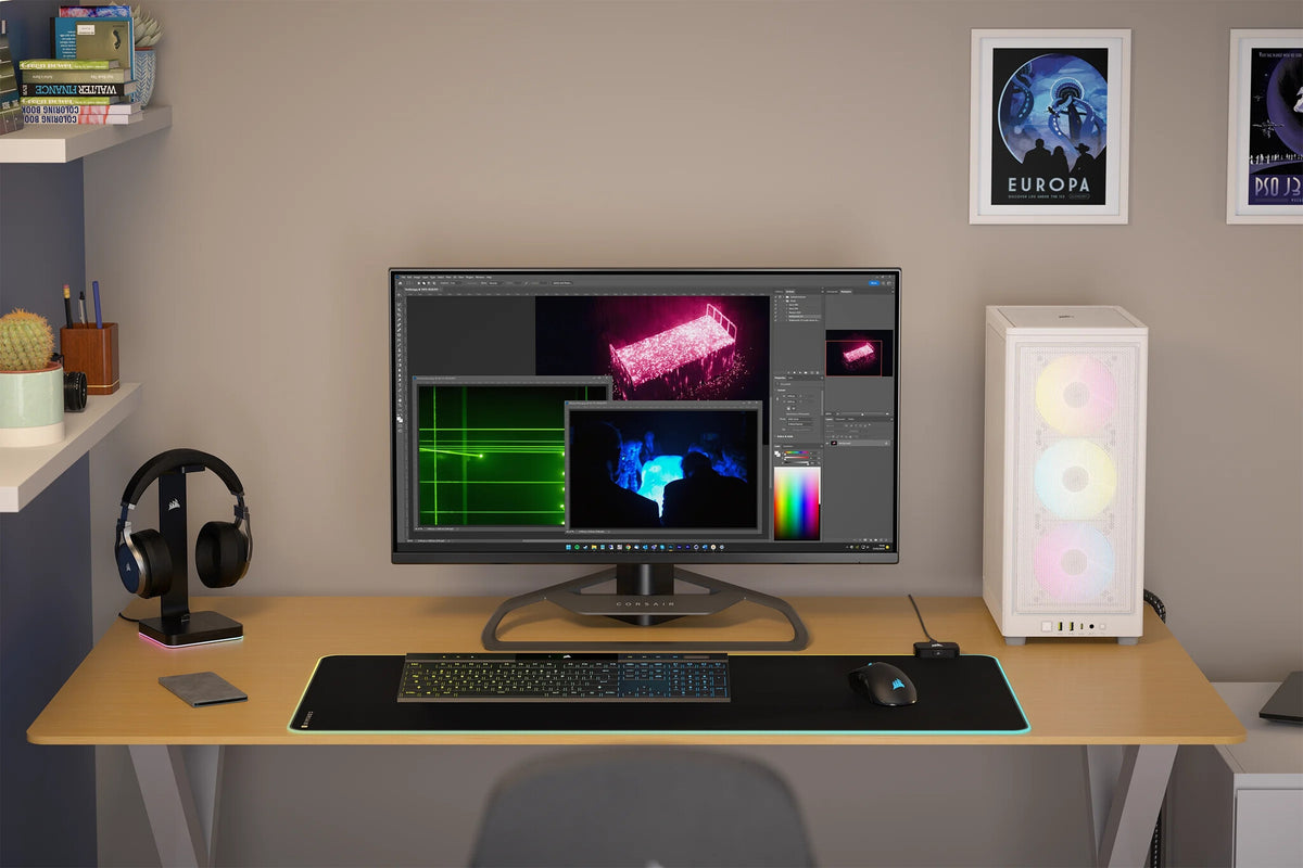 Corsair 2000D RGB AIRFLOW - Mini ITX Tower Case in White