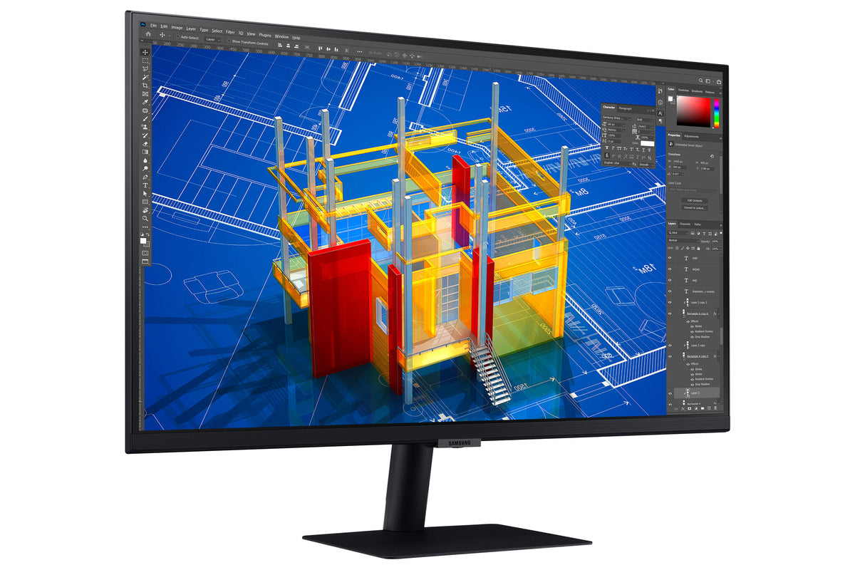 Samsung ViewFinity S7 - S70A computer monitor 68.6 cm (27") 3840 x 2160 pixels 4K Ultra HD LED Black