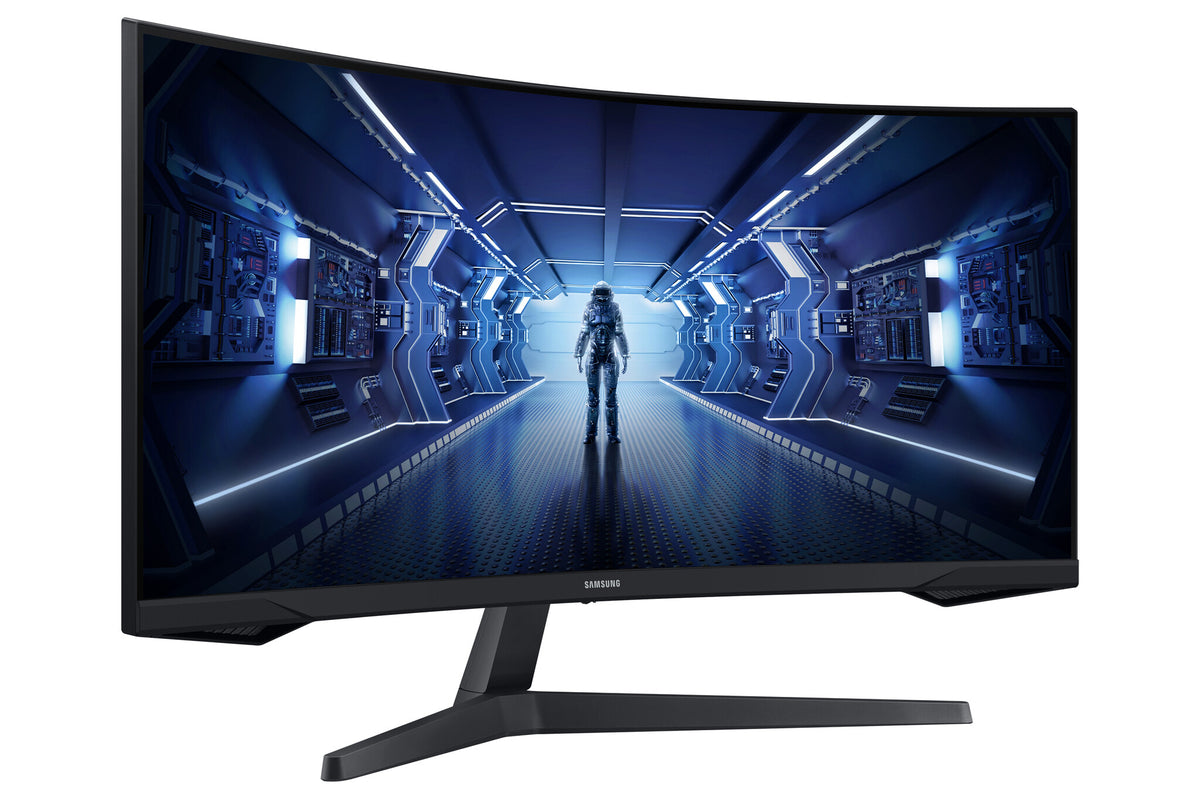 Samsung Odyssey LC34G55TWWPXXU computer monitor 86.4 cm (34") 3440 x 1440 pixels UltraWide Quad HD LED