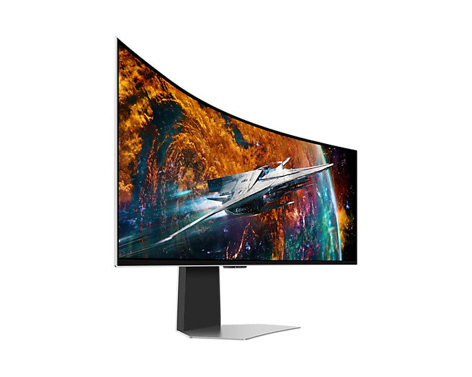 Samsung Odyssey LS49CG950SUXDU computer monitor 124.5 cm (49&quot;) 5120 x 1440 pixels Dual QHD OLED Silver