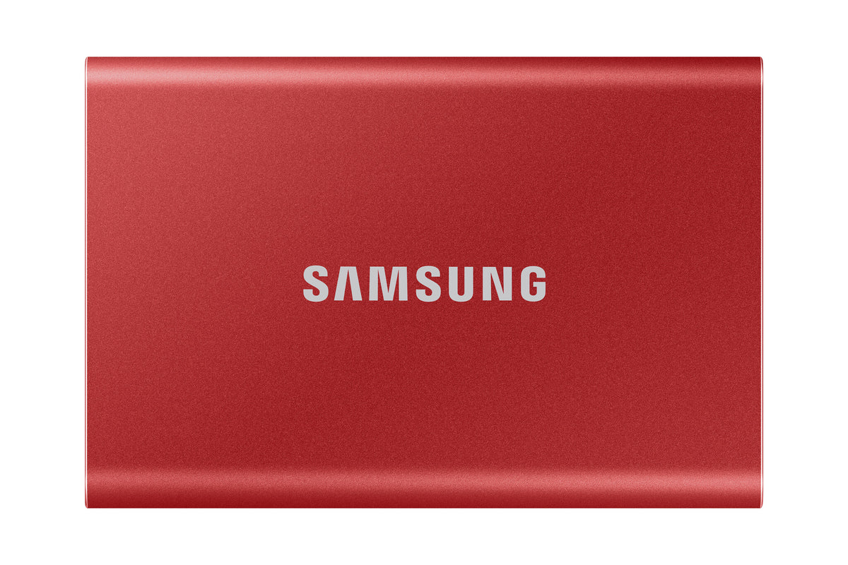 Samsung T7 1 TB Portable SSD in Red