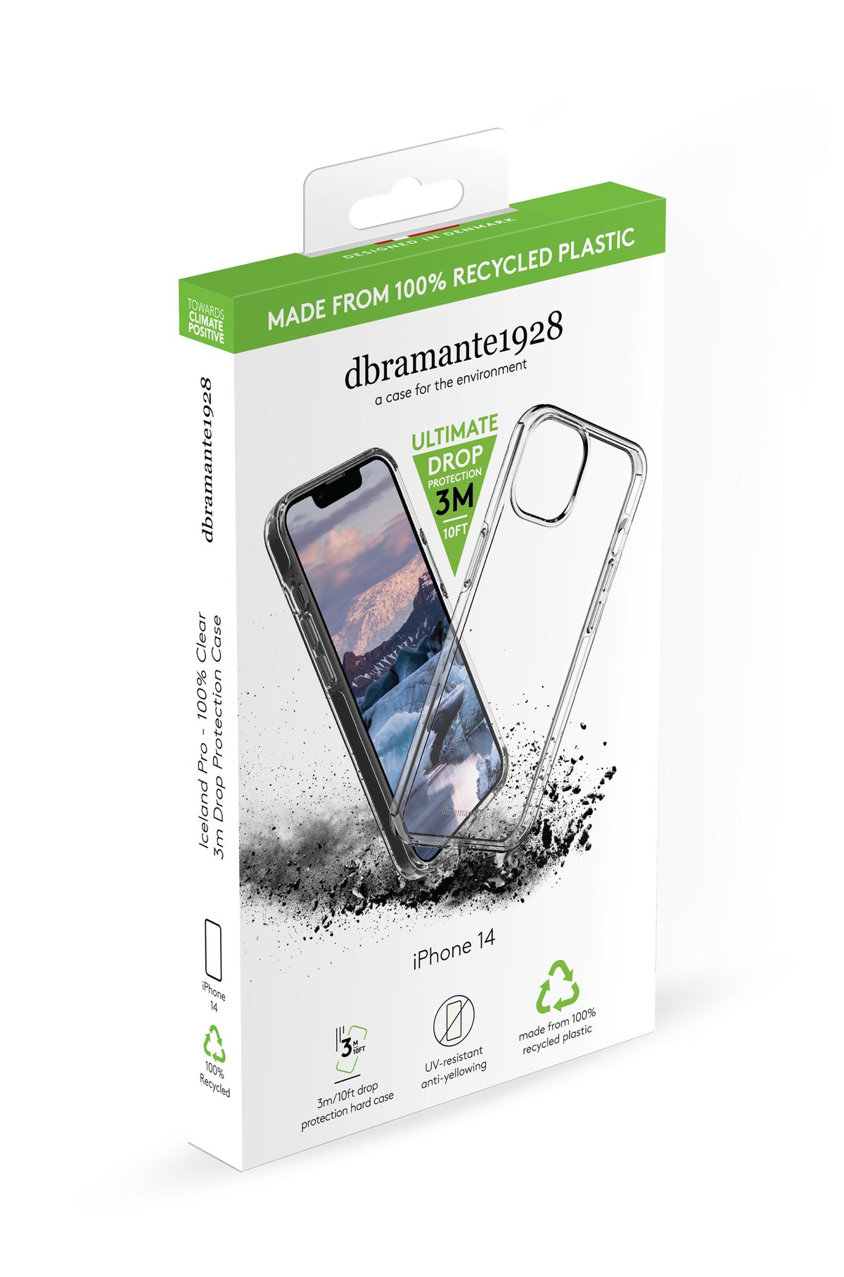 dbramante1928 Iceland Pro for iPhone 14 in Clear
