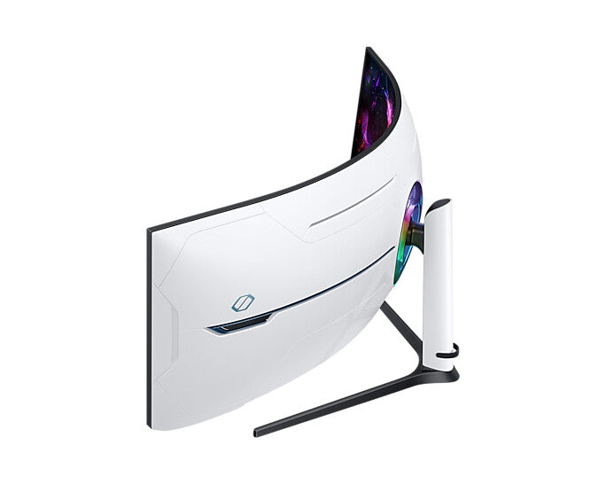 Samsung Odyssey S57CG954NU computer monitor 144.8 cm (57") 7680 x 2160 pixels 8K Ultra HD QLED Black, White