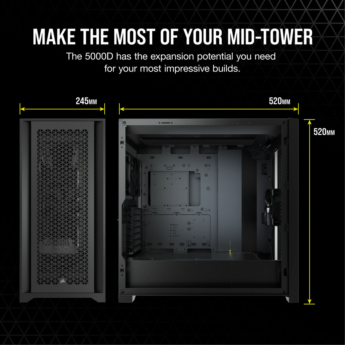 Corsair 5000D AIRFLOW Midi Tower in Black