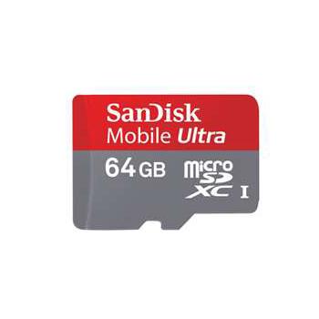 Sandisk Ultra 64GB Micro SD Memory Card with Adapter