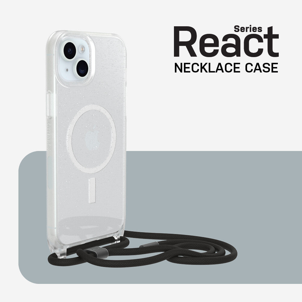 OtterBox React Series Necklace with MagSafe for iPhone 15 Plus in Stardust