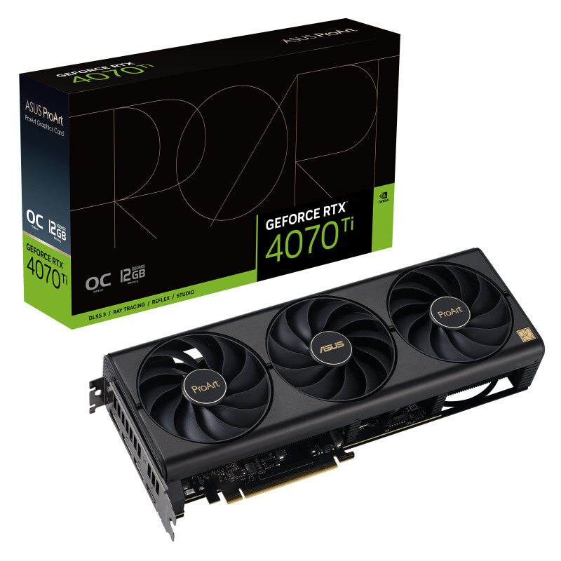 ASUS PROART - NVIDIA 12 GB GDDR6X GeForce RTX 4070 Ti graphics card