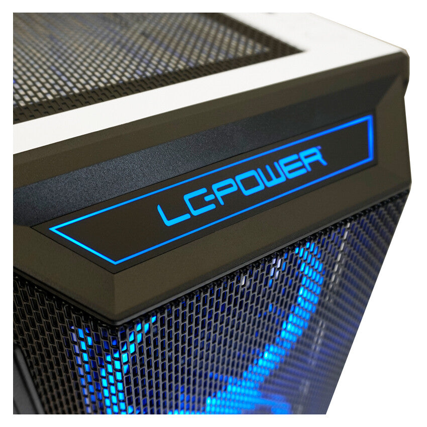 LC-Power Holo 1 X - ATX Mid Tower Case in White