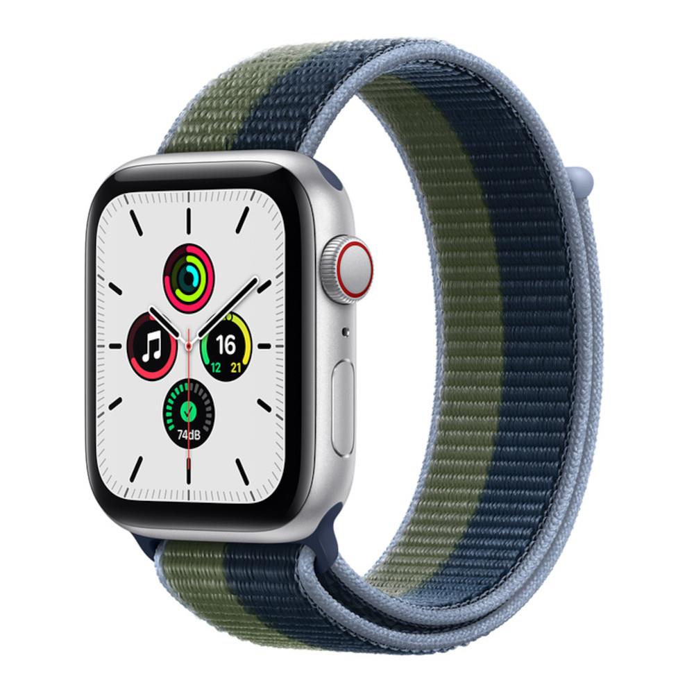 Apple Watch SE OLED 44 mm Digital 368 x 448 pixels Touchscreen 4G Silver Wi-Fi GPS (satellite)