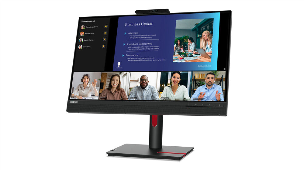 Lenovo ThinkVision T24V-30 - 60.5 cm (23.8") - 1920 x 1080 pixels FHD LED Monitor