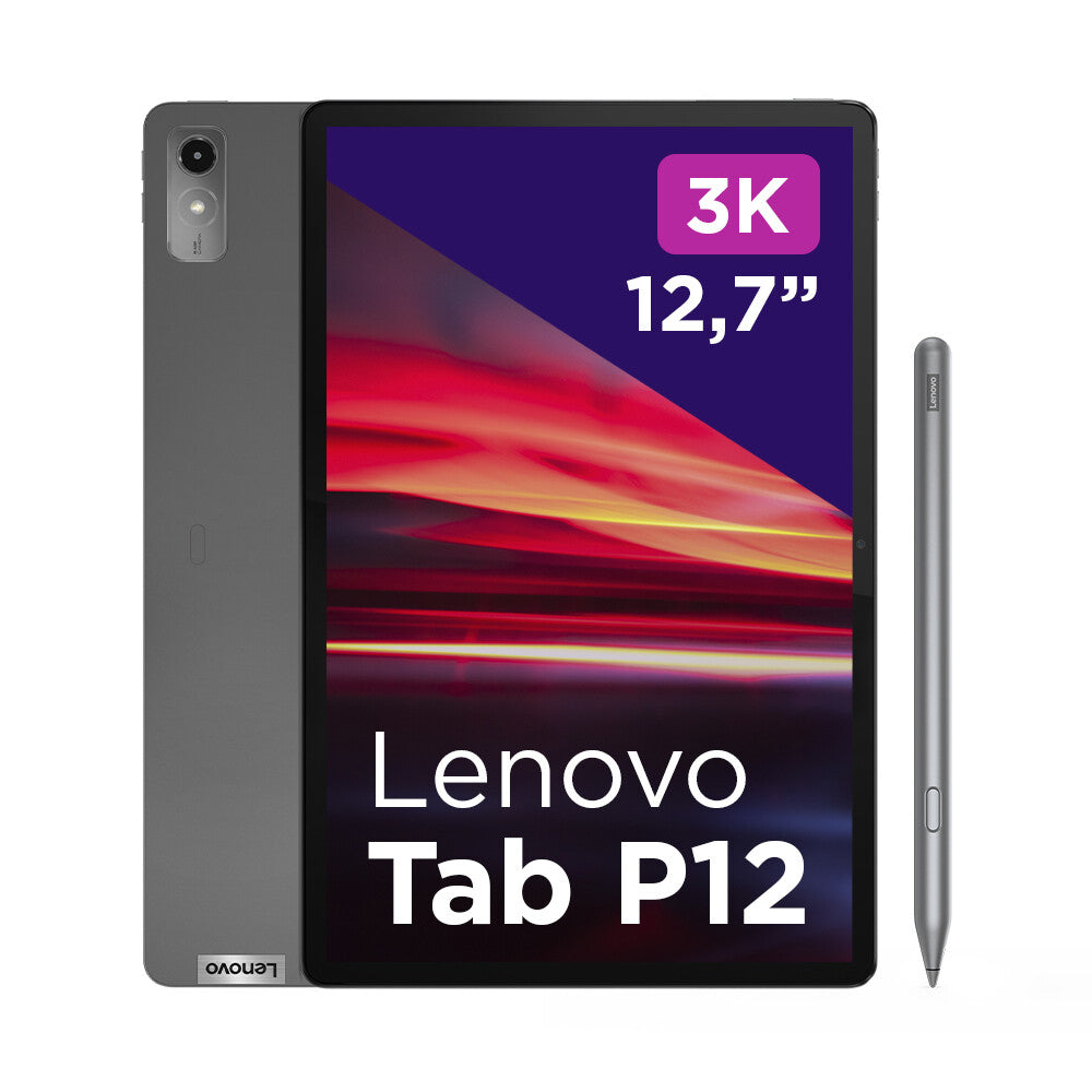 Lenovo Tab P12 - 128 GB - 32.3 cm (12.7&quot;) - 8 GB - Wi-Fi 6 - Android 13 - Grey