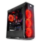 LC-Power Gaming 988B - Red Typhoon Midi Tower in Black