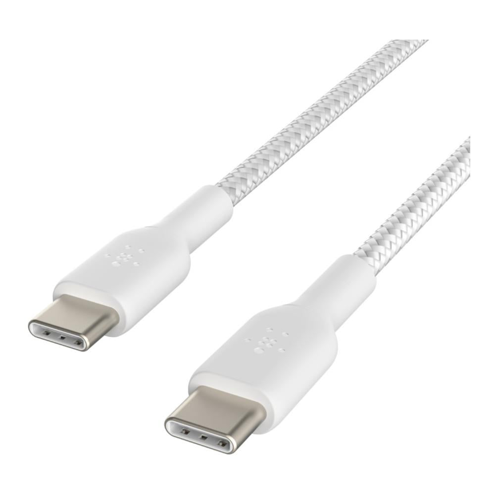Belkin BOOSTCHARGE Braided USB-C to USB-C Cable - 1m - White