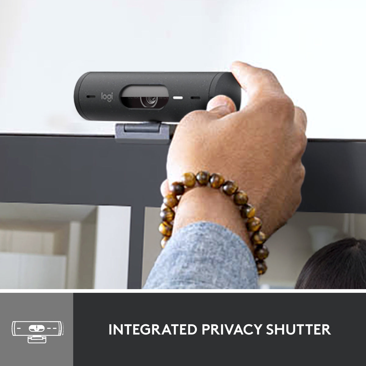 Logitech Brio 500 - 4MP 1920 x 1080p USB webcam in Black