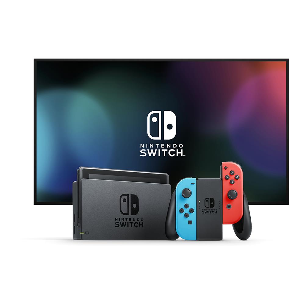 Nintendo Switch - Neon Red and Blue