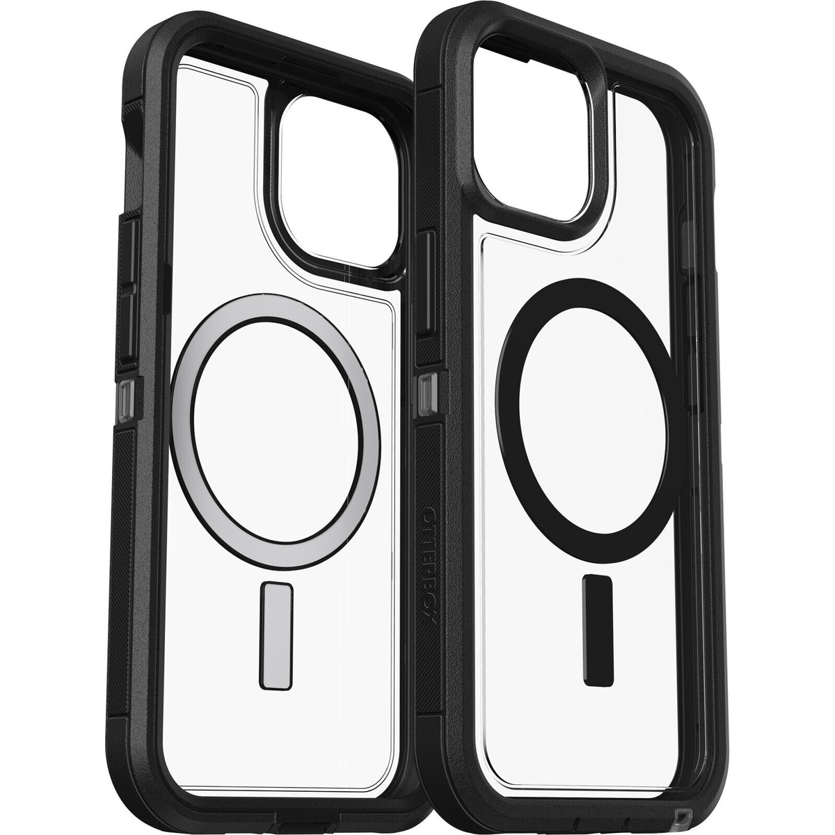 OtterBox Defender Series XT for iPhone 15 in Dark Side (Clear / Black)